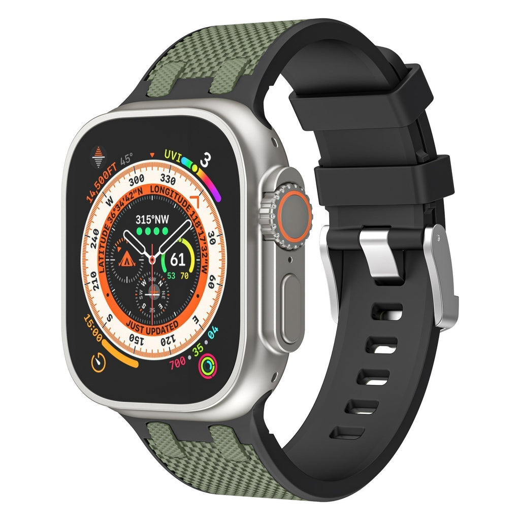 NovaFlex Silicone Band for Apple Watch Two-Tone Comfort Fit