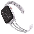 AuroraLink Diamond Bracelet for Smartwatch Stainless Steel