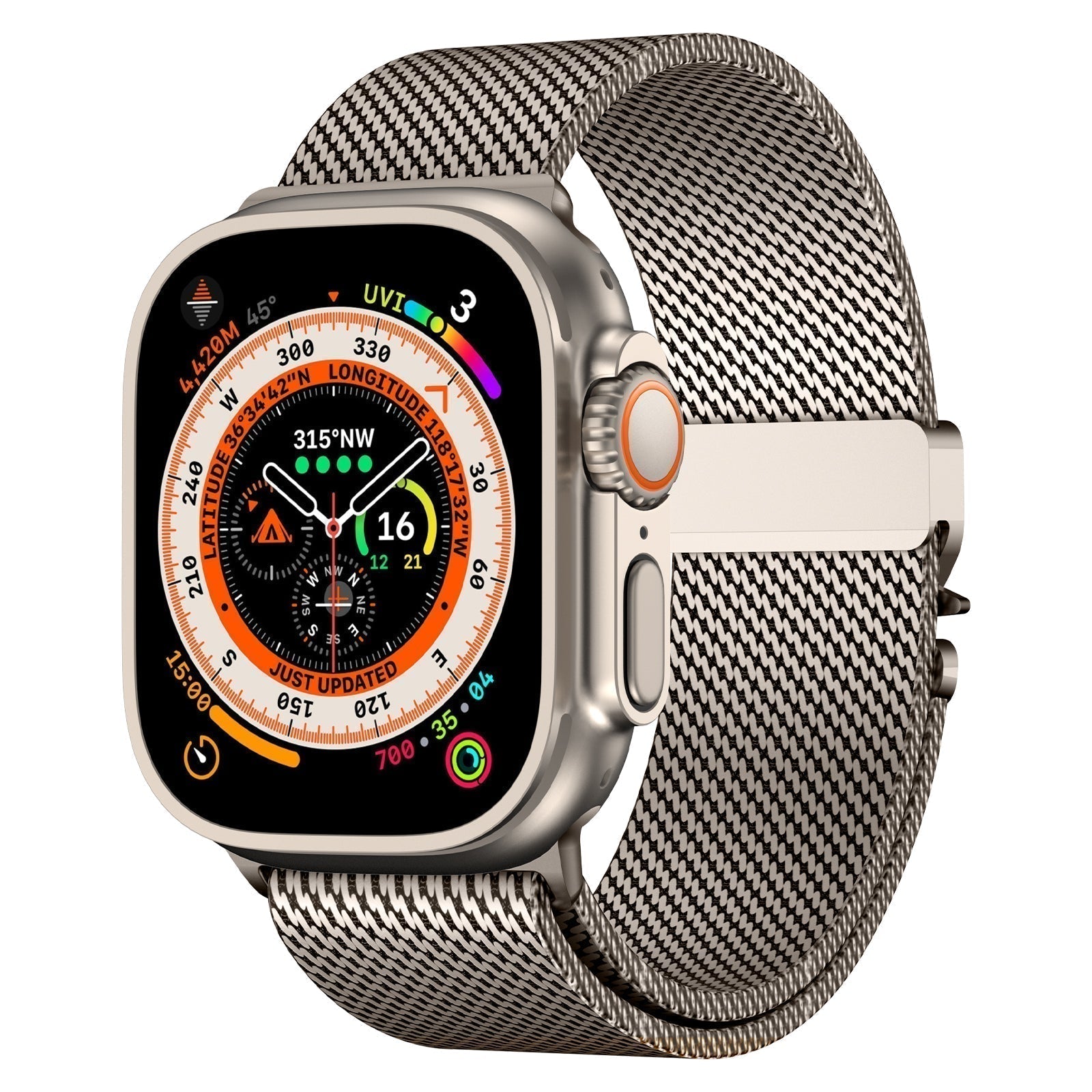 NovaMesh Stainless Steel Loop Band For Apple Watch