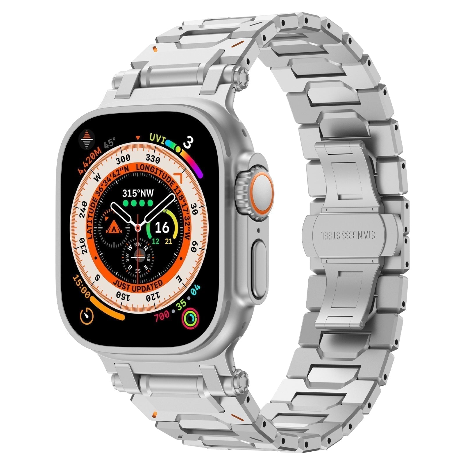 AstraBand Durable Stainless Steel Band For Apple Watch