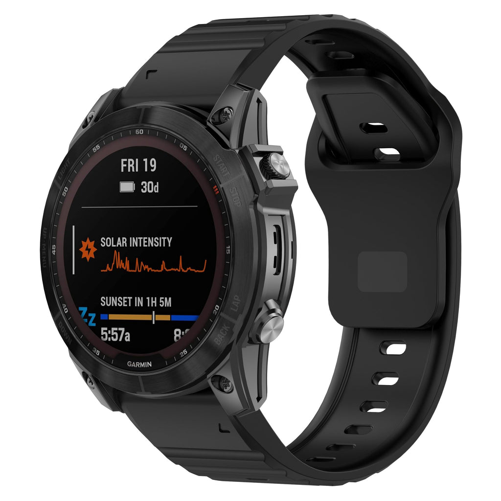 AeroFlex Pro Silikonarmband für Garmin Fenix 8/7X/6X