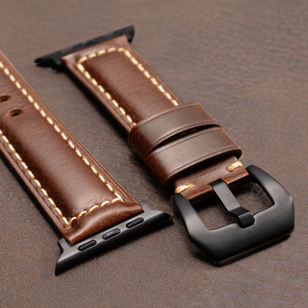 Nova Nappa Leather Apple Watch Band Italian 5.8–8.5 In