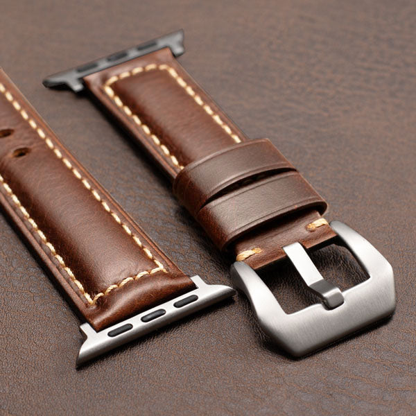 Nova Nappa Leather Apple Watch Band Italian 5.8–8.5 In