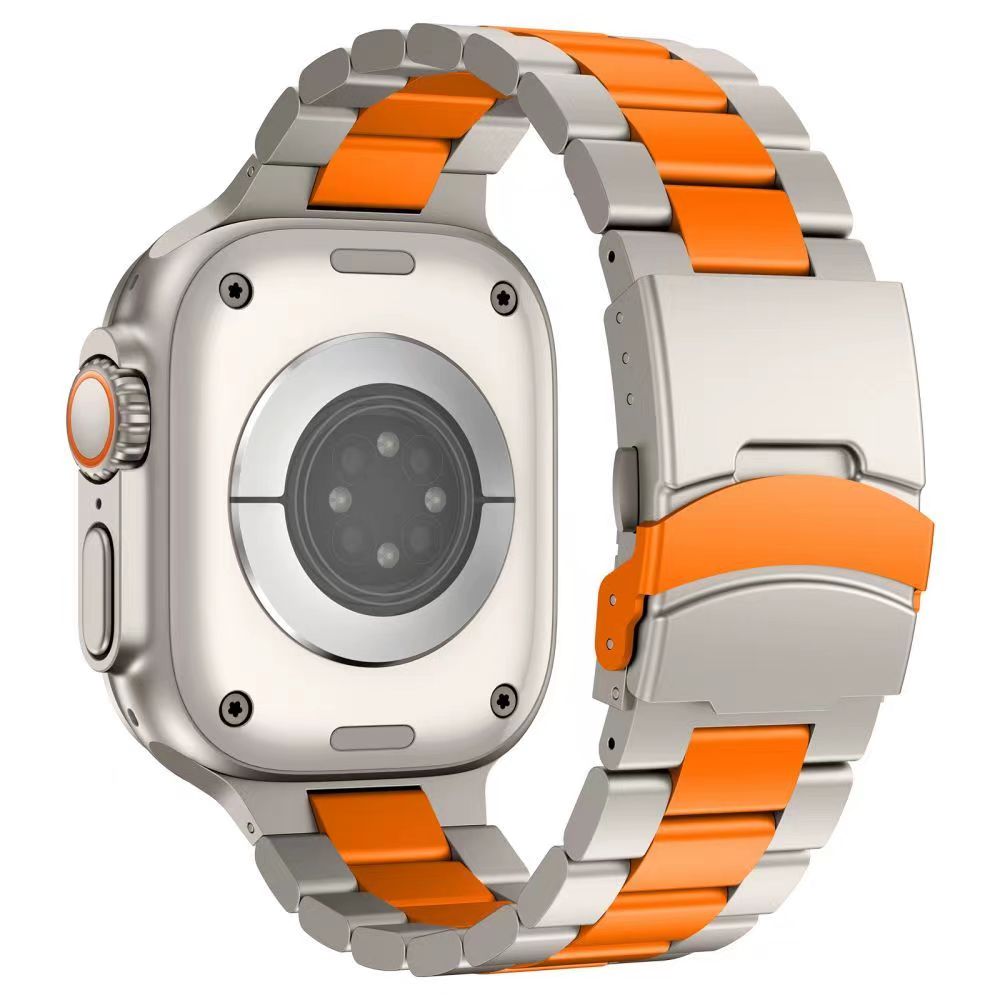 NovaGuard Titanium Band With Safety Buckle for Apple Watch