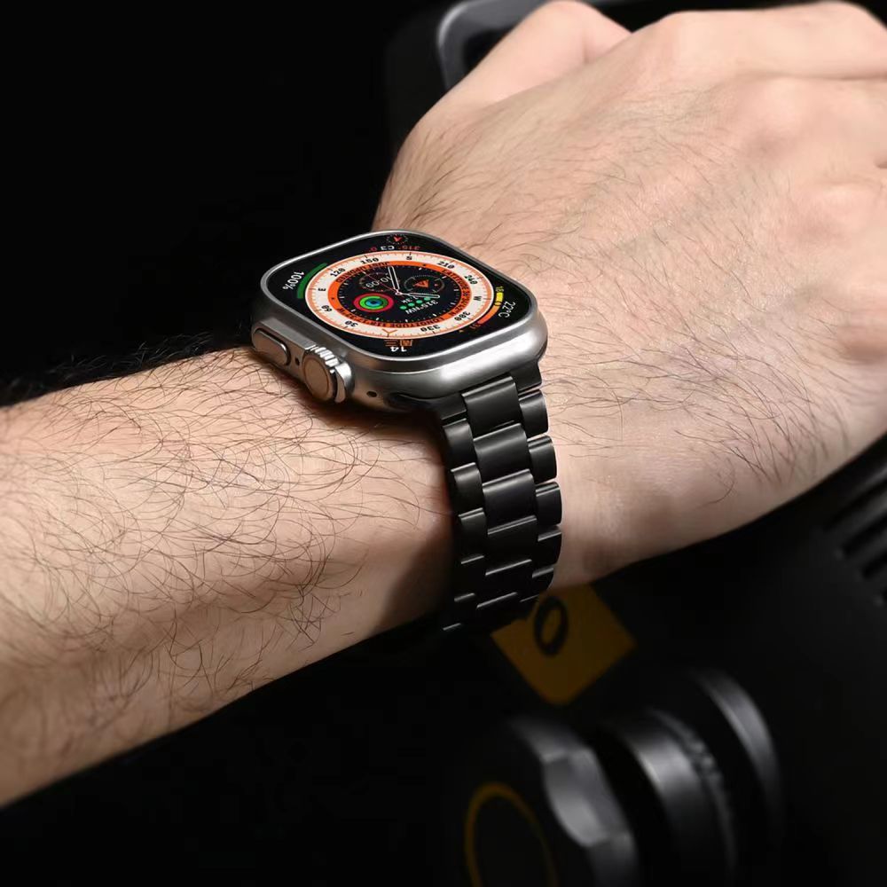 NovaGuard Titanium Band With Safety Buckle for Apple Watch