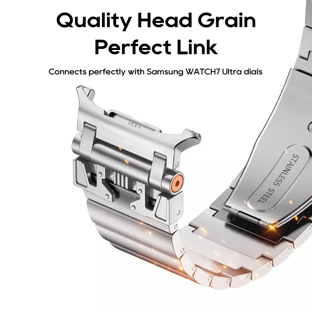 Astra Stainless Steel Band For Samsung Watch 7 Ultra
