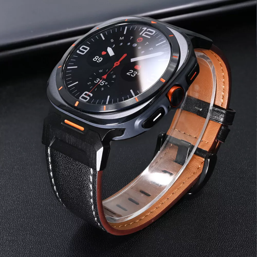 IronForge Tactical Leather Strap For Galaxy Watch Ultra