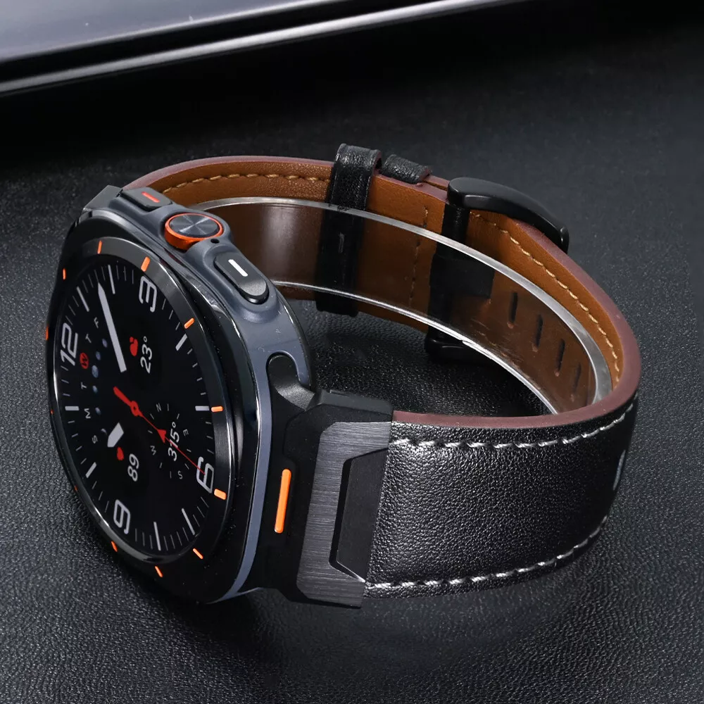IronForge Tactical Leather Strap For Galaxy Watch Ultra
