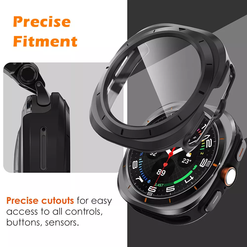 ApexGuard Ultra Case With Tempered Glass For 47mm Watch