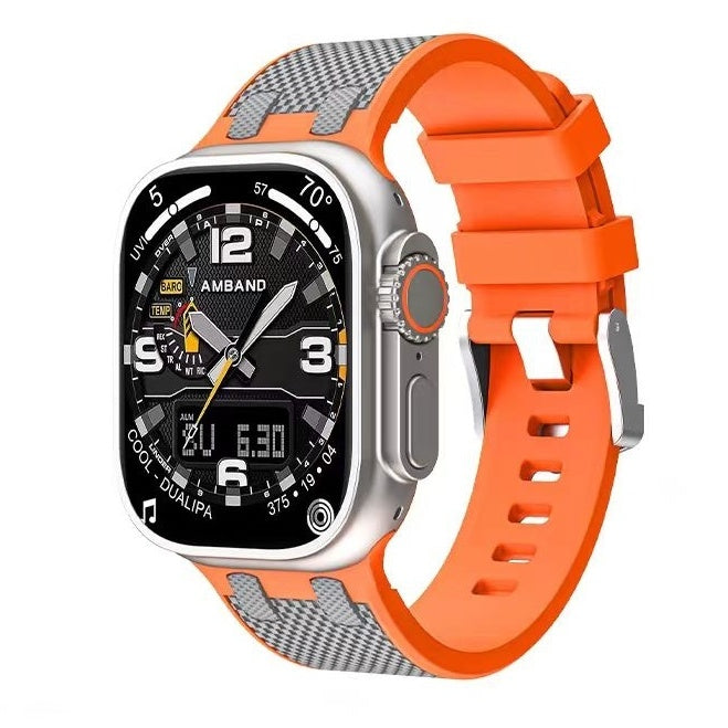 NovaFlex Silicone Band for Apple Watch Two-Tone Comfort Fit