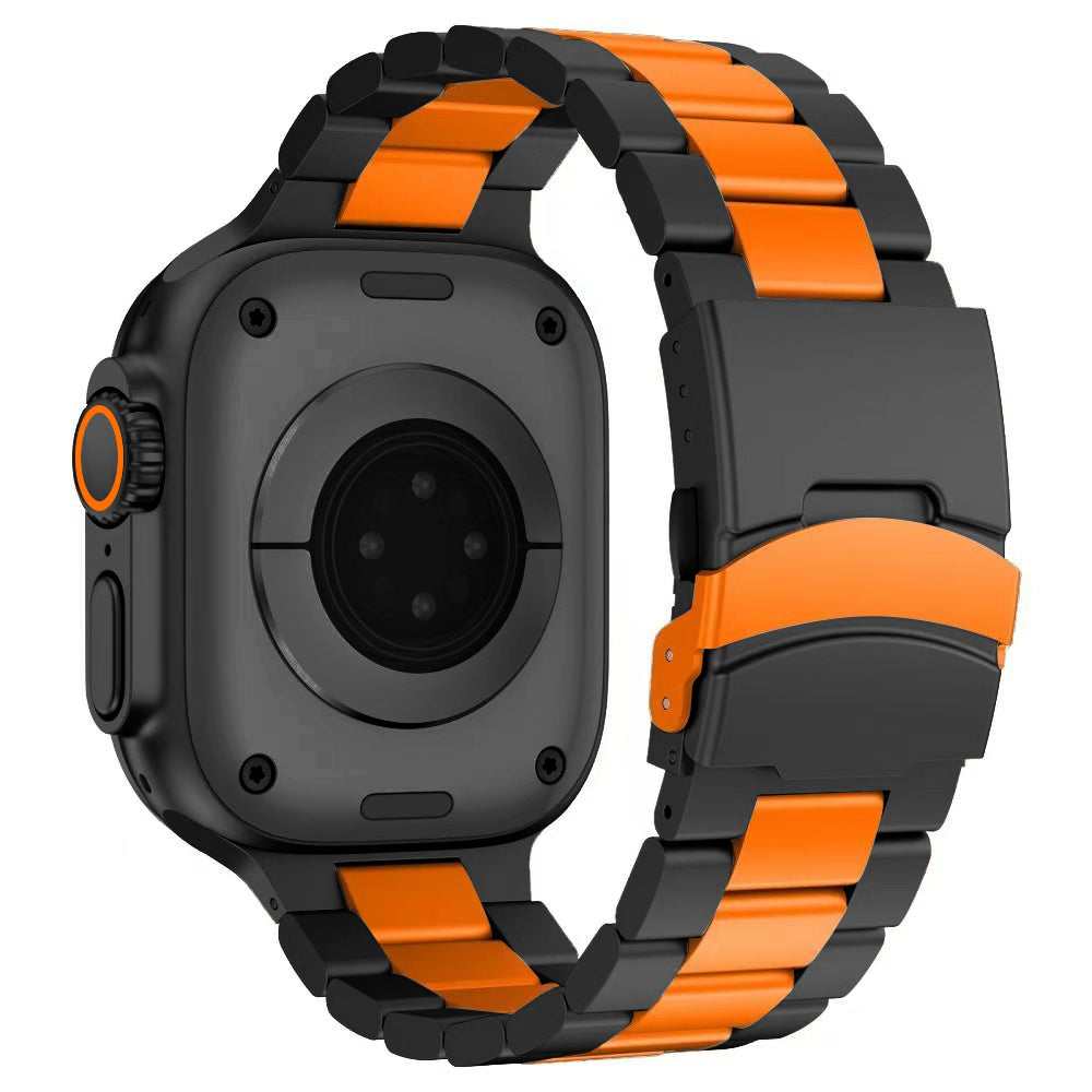 NovaGuard Titanium Band With Safety Buckle for Apple Watch