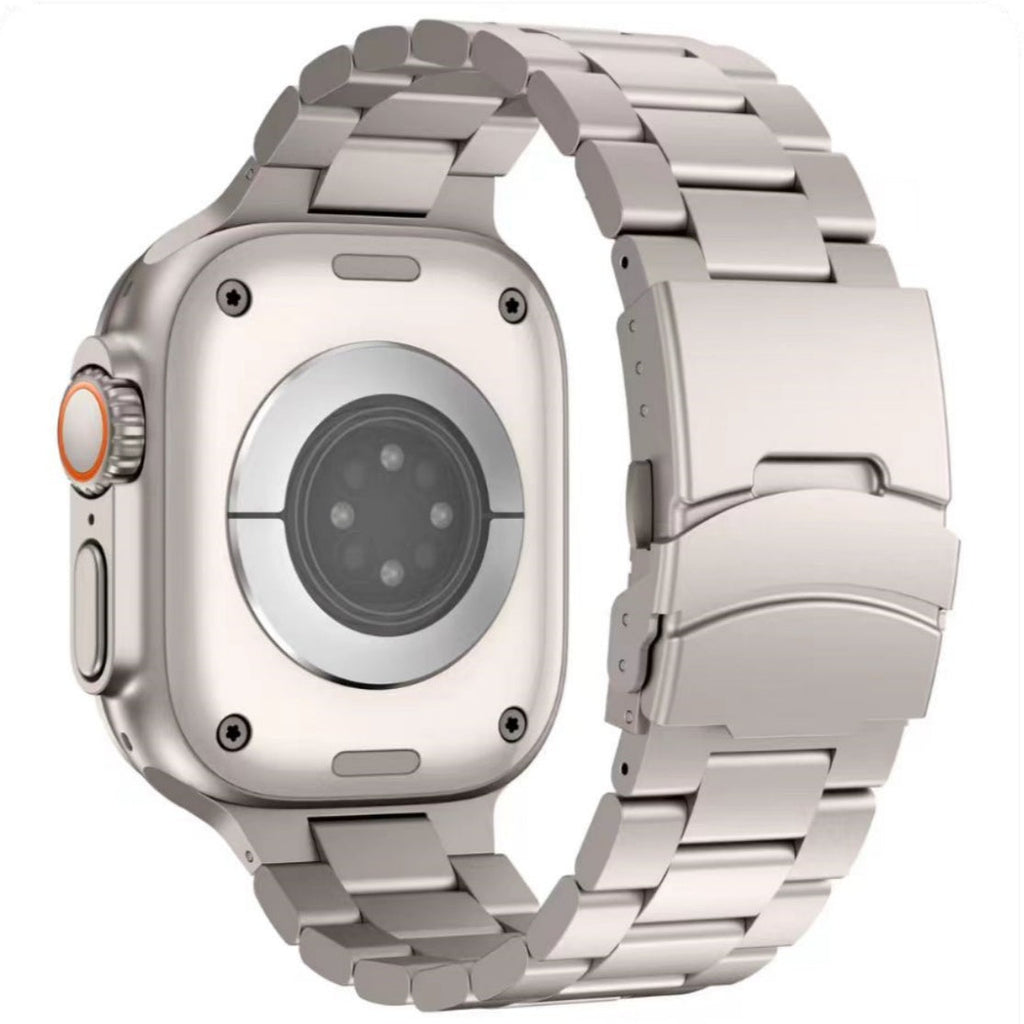 NovaGuard Titanium Band With Safety Buckle for Apple Watch