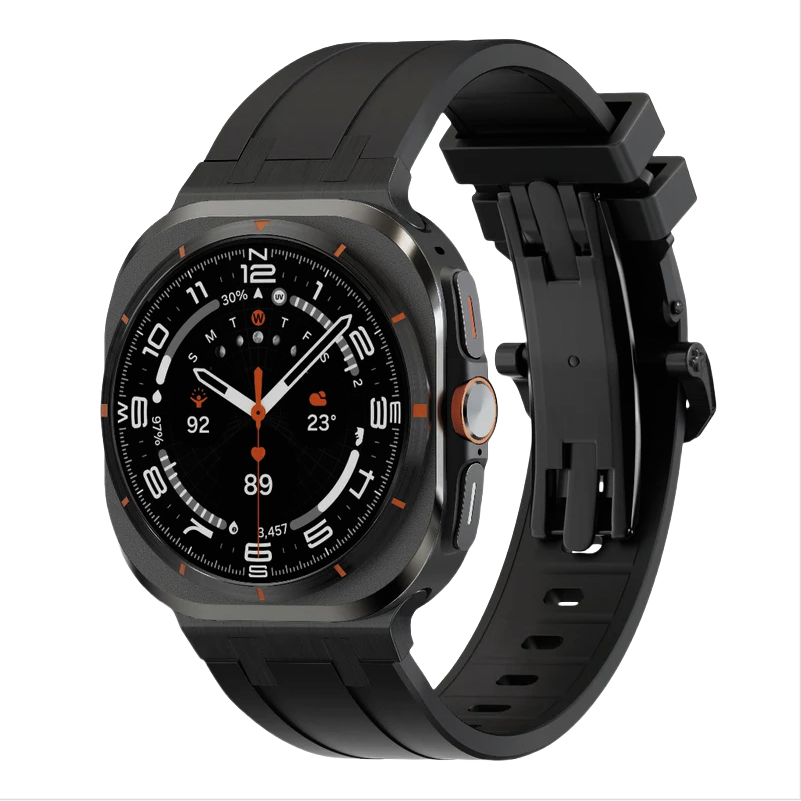 Lumen Silicone Band Titanium Adapter For Orbital Watch Ultra