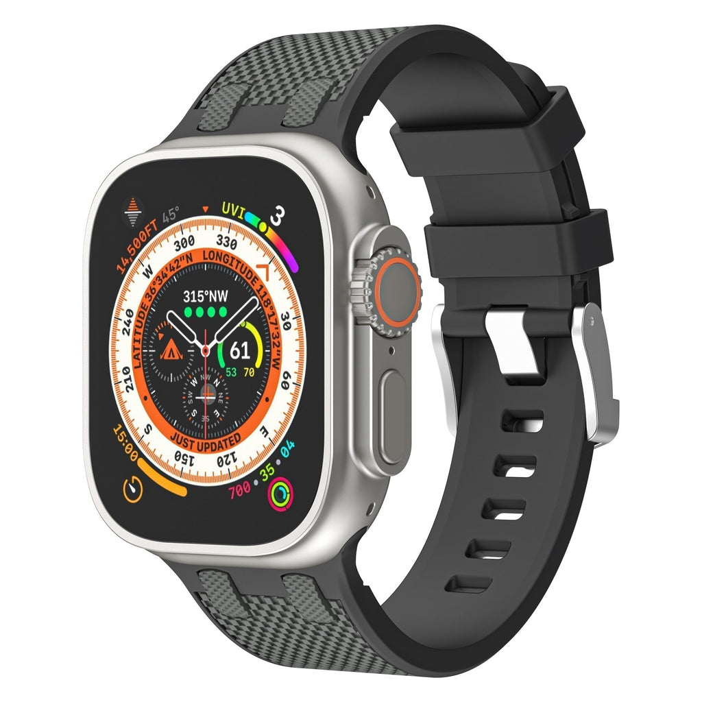 NovaFlex Silicone Band for Apple Watch Two-Tone Comfort Fit