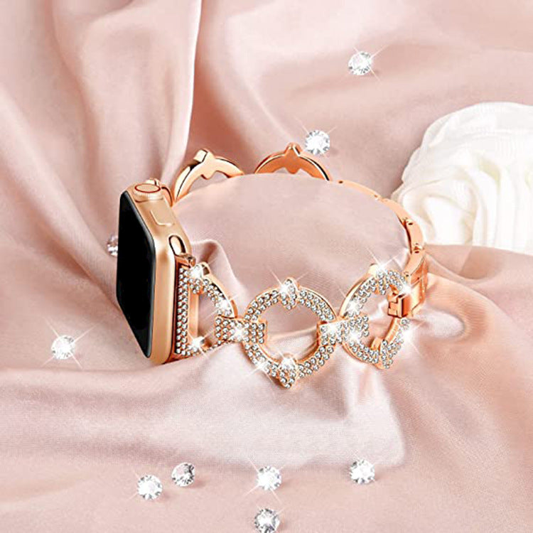 LuxeLink Diamond Link Pro Bracelet for Apple Watch