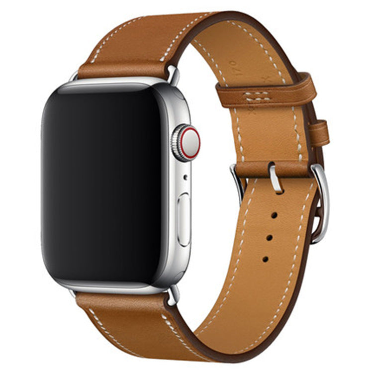 Averon Genuine Leather Hand-Stitched Strap for Apple Watch