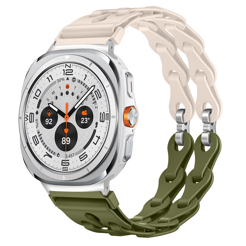 VitaFlex Silicone Sport Strap for Galaxy Watch Ultra 47mm