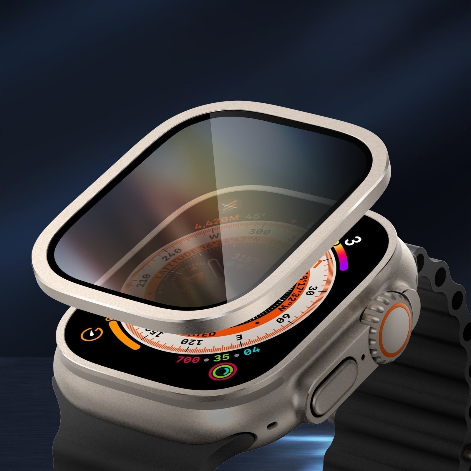 AeroGuard Titanium Privacy Screen Protector For Watch Ultra 2