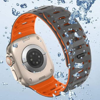 AeroFlex Silicone Strap for Apple Watch Durable and Breathable