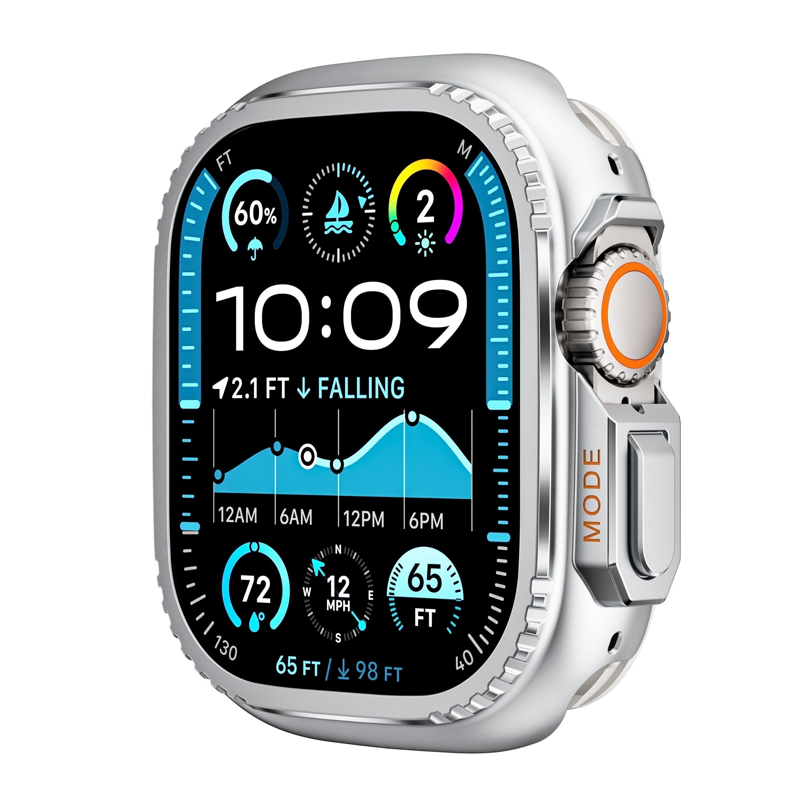 ApexShield Titanium Alloy Rugged Case For Apple Watch