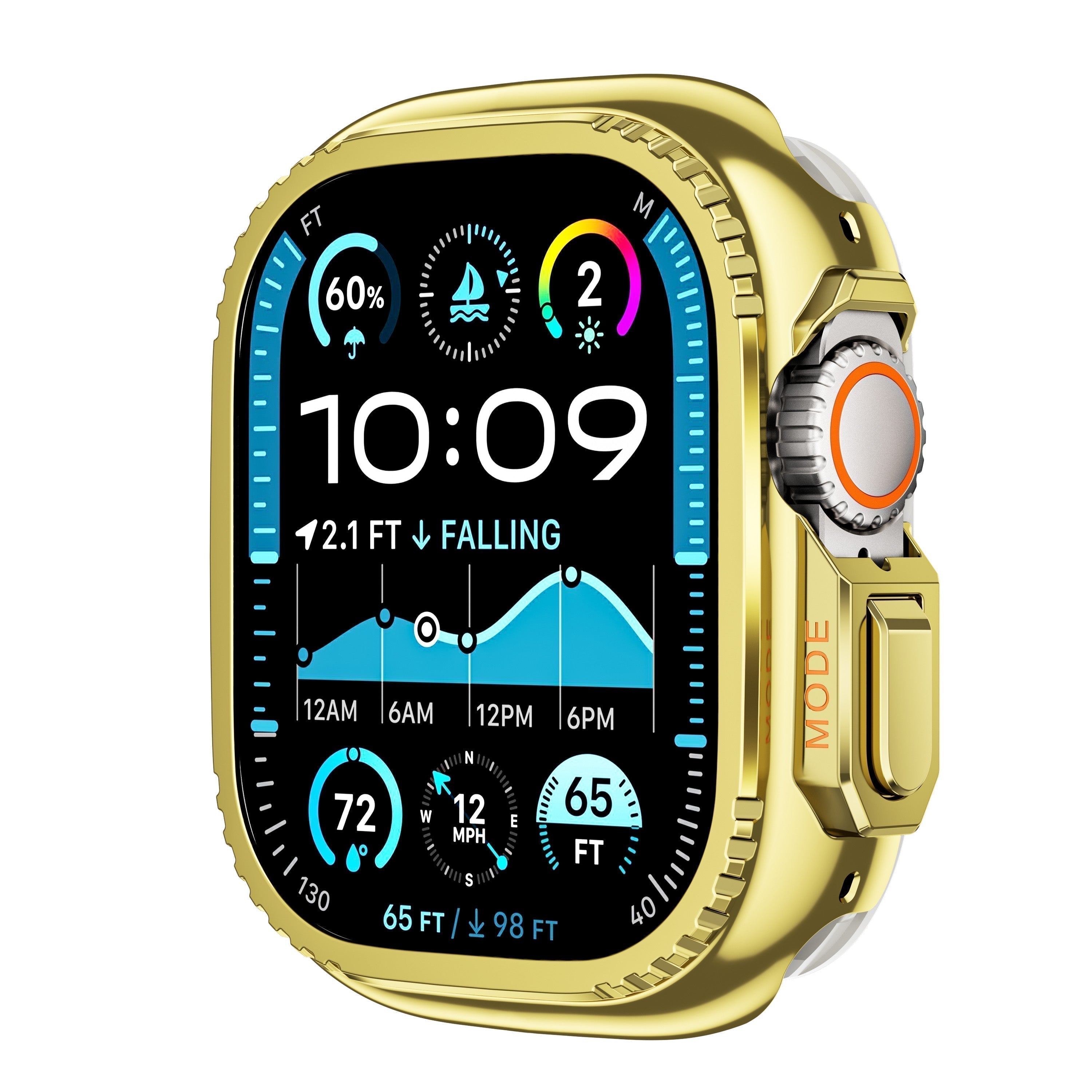 ApexShield Titanium Alloy Rugged Case For Apple Watch