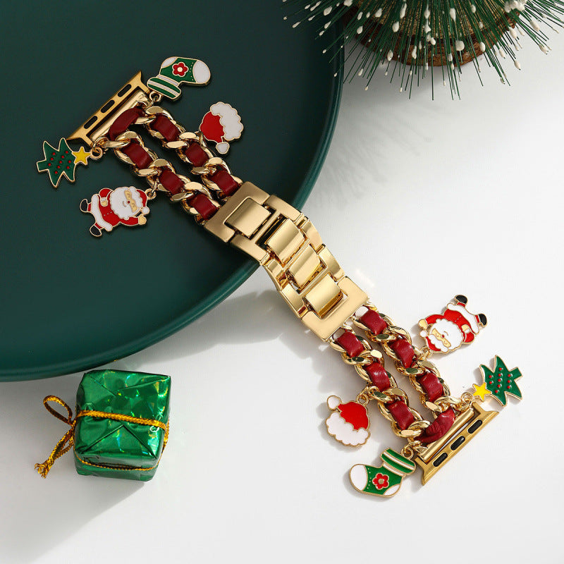 Christmas Patterned Nova Watch Straps for All Series