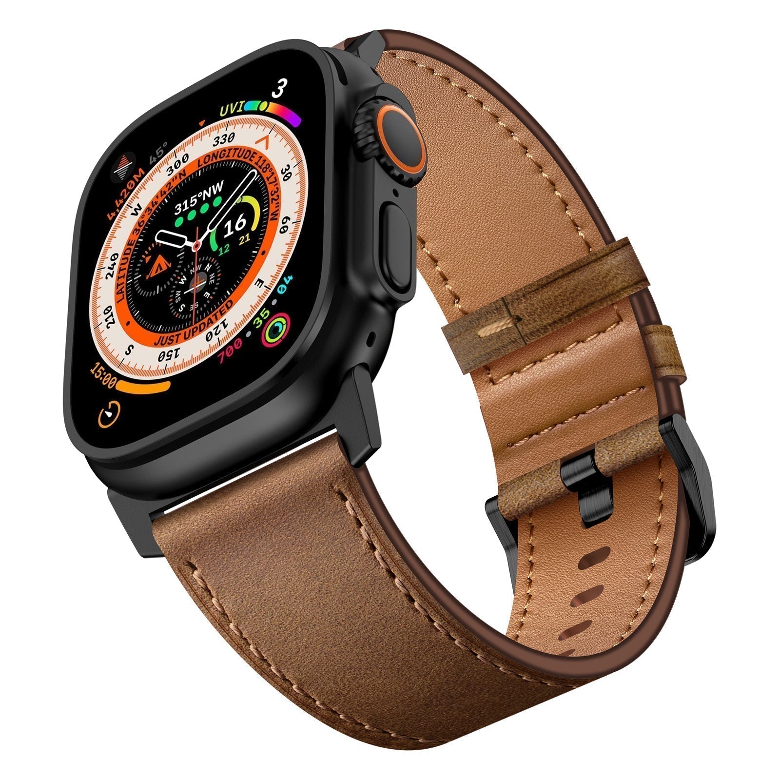 Rockridge Crazy Horse Leather Band For Apple Watch Durable