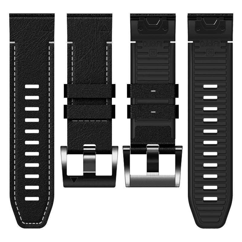 AstraFlex Leder- und TPU-Armband für Garmin Fenix 8, 7X und 6X