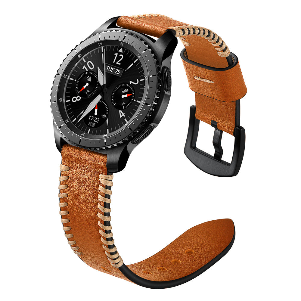Hand-Stitched Leather Strap For NovaTime Watch 4-7 20mm
