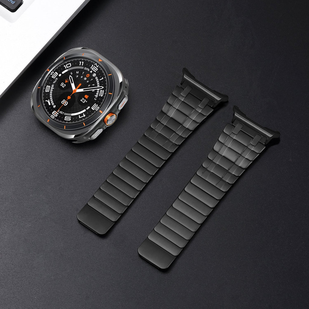 NovaFlex Frosted Steel Magnetic Band for Samsung Watch Ultra
