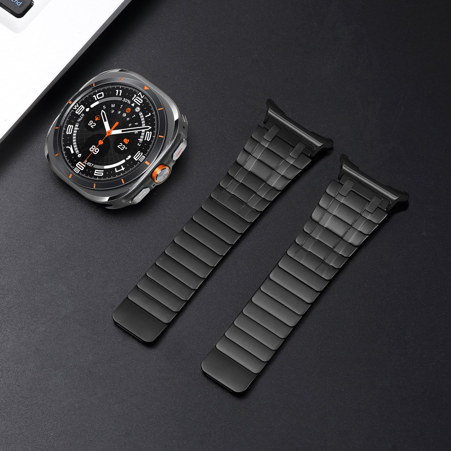 NovaFlex Frosted Steel Magnetic Band for Samsung Watch Ultra