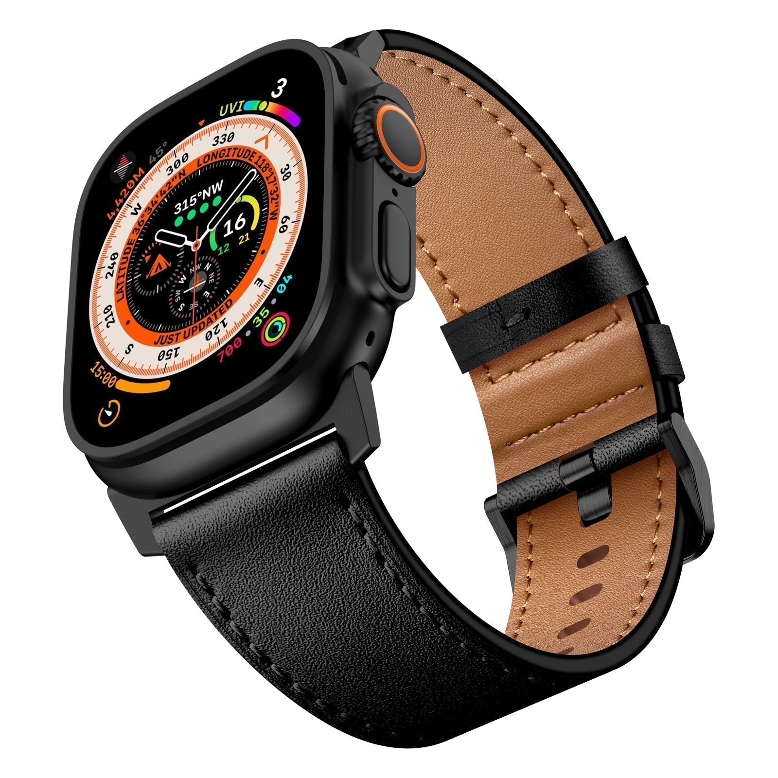 Rockridge Crazy Horse Leather Band For Apple Watch Durable
