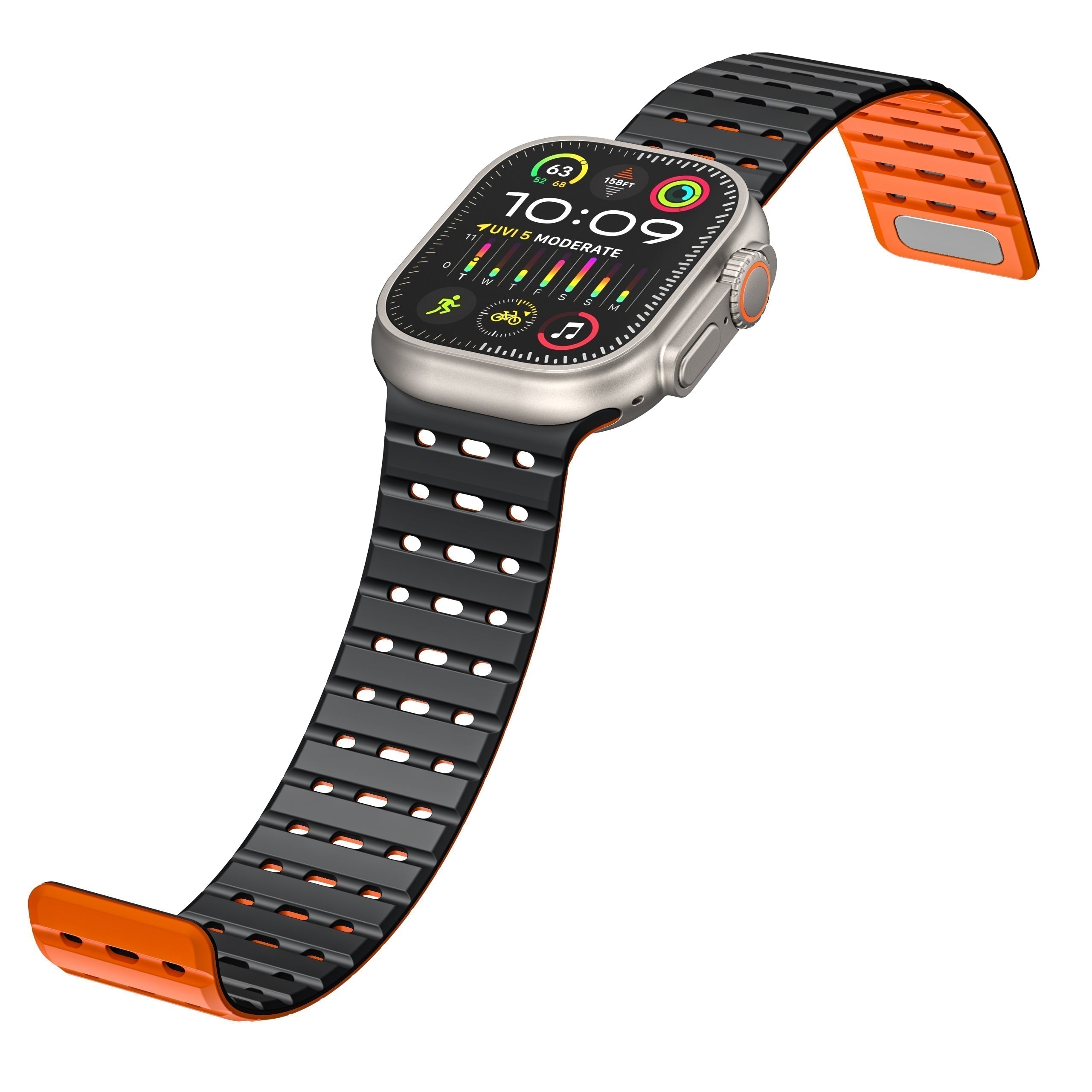 VeloWeave Pro Magnetic Silicone Strap for Apple Watch