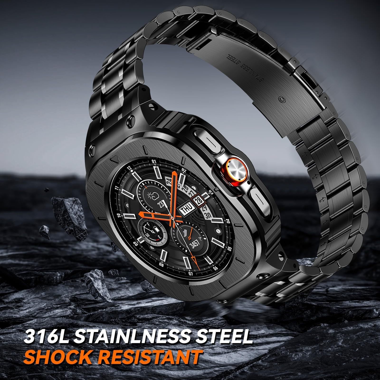 ApexGuard Rugged Case Set For Galaxy Watch Ultra 47mm