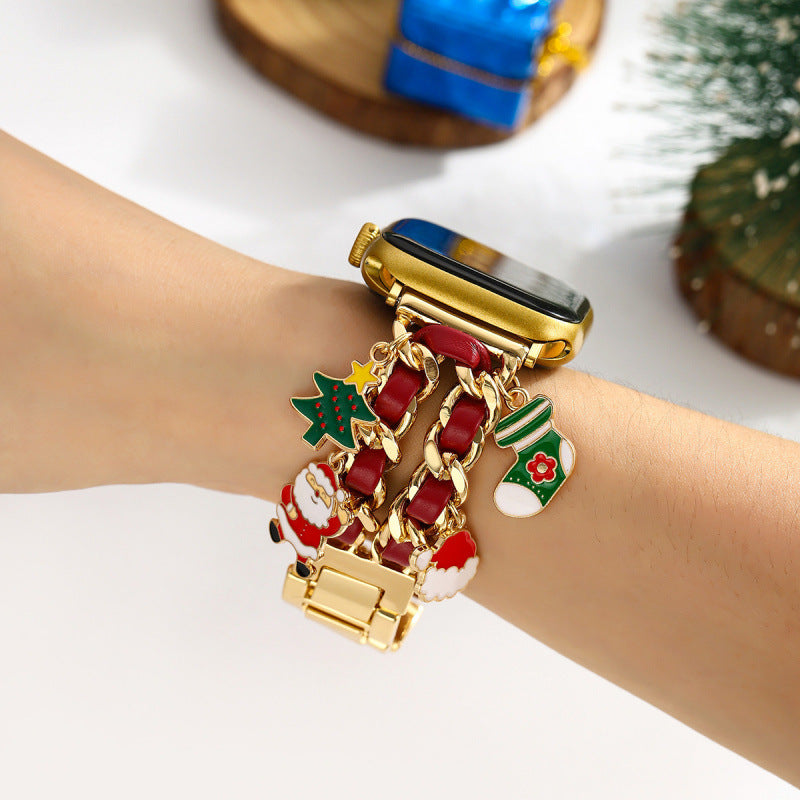 Christmas Patterned Nova Watch Straps for All Series