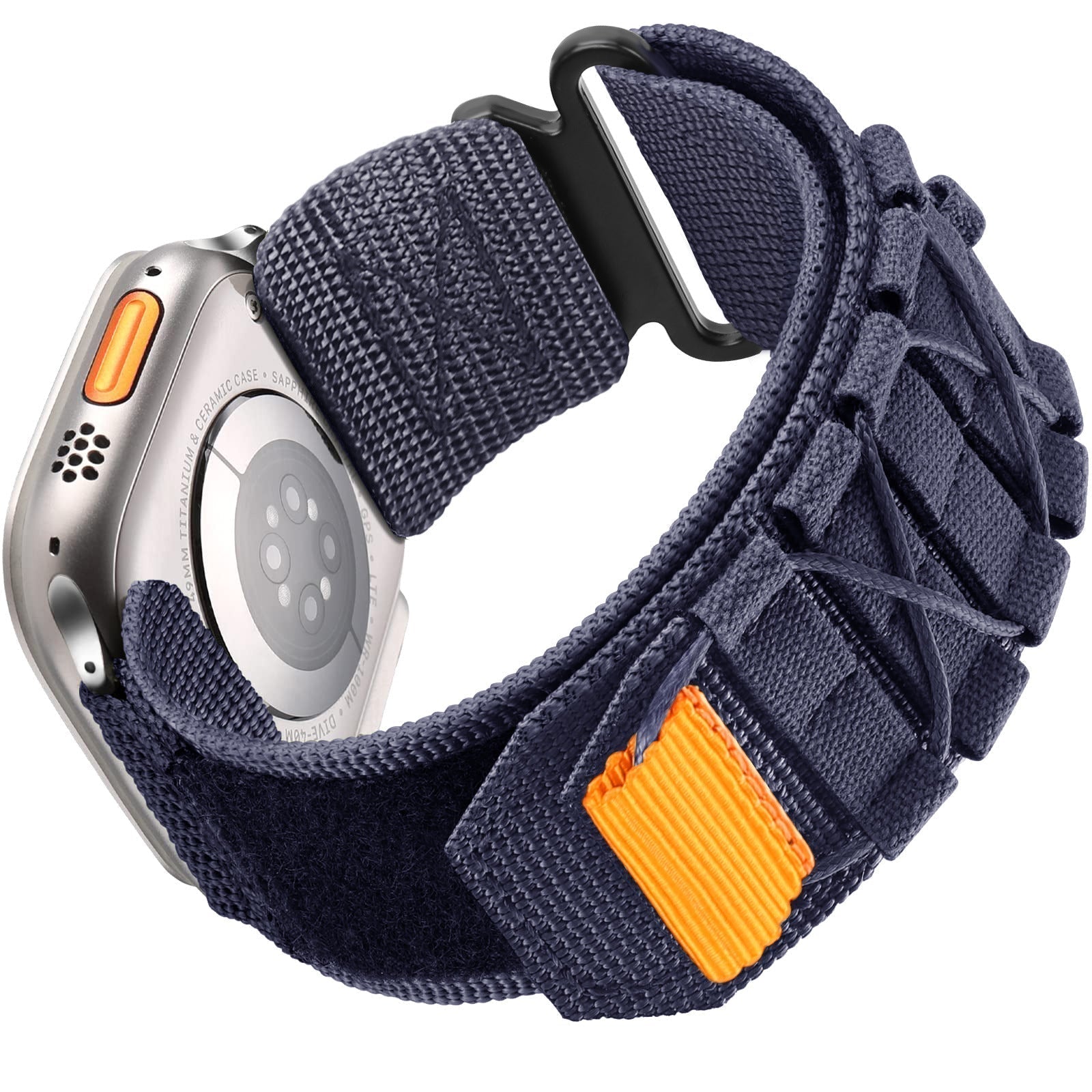 TrailForge Nylon Canvas Loop Velcro Strap For Apple Watch