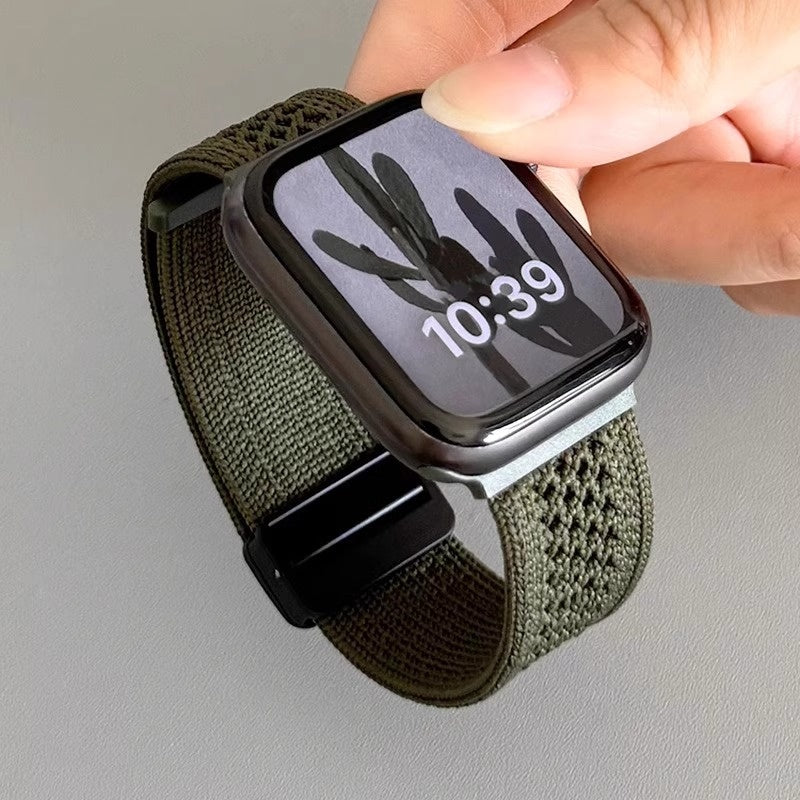 AeroFlex Mesh Nylon Loop With Magnetic Clasp for Apple Watch