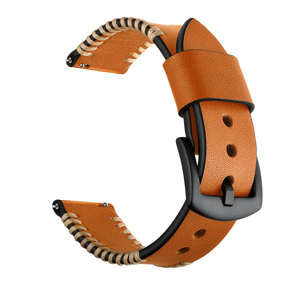 Hand-Stitched Leather Strap For NovaTime Watch 4-7 20mm