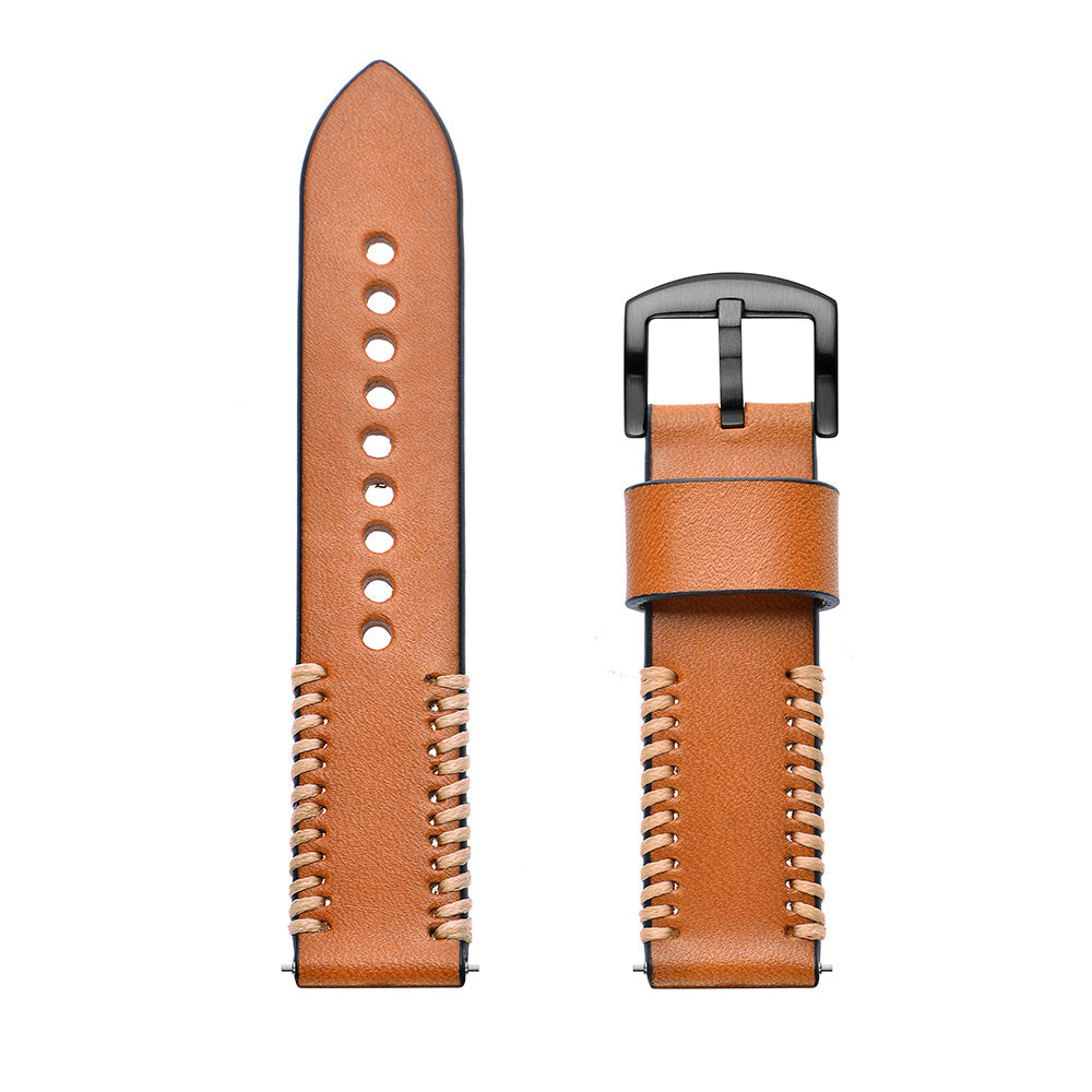 Hand-Stitched Leather Strap For NovaTime Watch 4-7 20mm