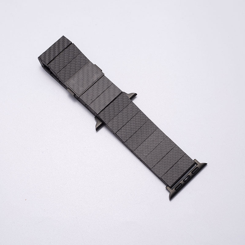 ZephyrWeave Kohlefaserarmband mit Aramidüberzug für Apple Watch
