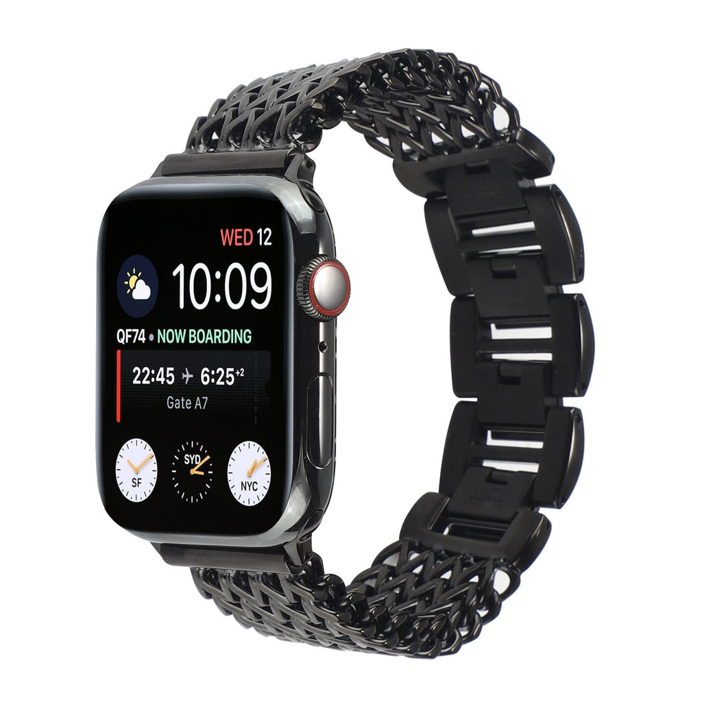 Azure Mermaid Motif Steel Apple Watch Strap Gift Ready