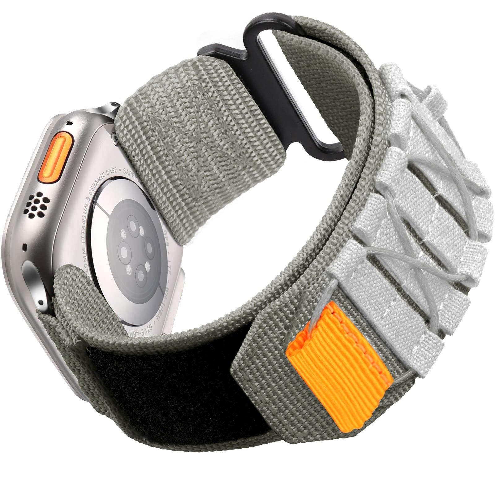 TrailForge Nylon Canvas Loop Velcro Strap For Apple Watch