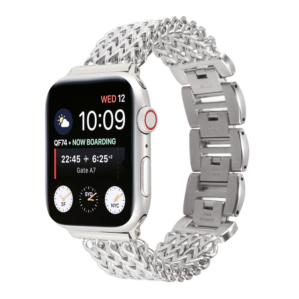 Azure Mermaid Motif Steel Apple Watch Strap Gift Ready