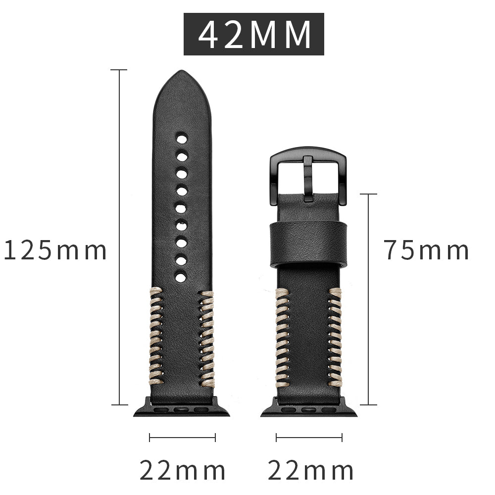 Luma Leather Premium Hand-Stitched Strap for Apple Watch