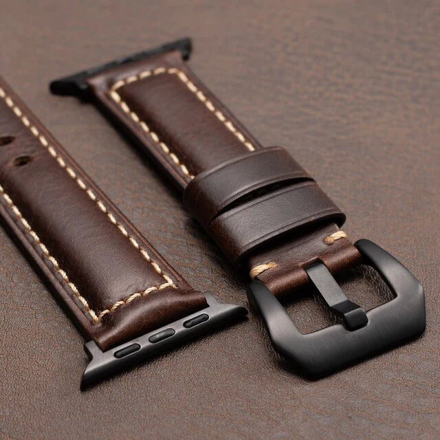Nova Nappa Leather Apple Watch Band Italian 5.8–8.5 In