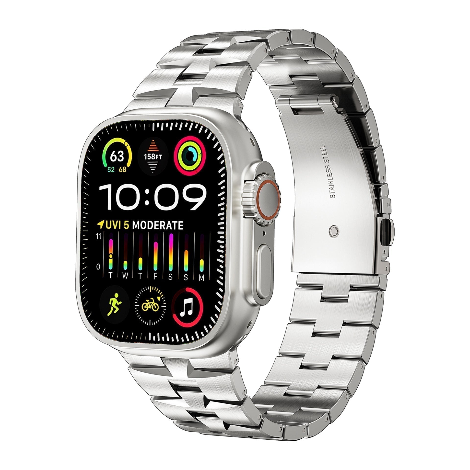 AuroraLink Stainless Steel Band For Apple Watch Ultra