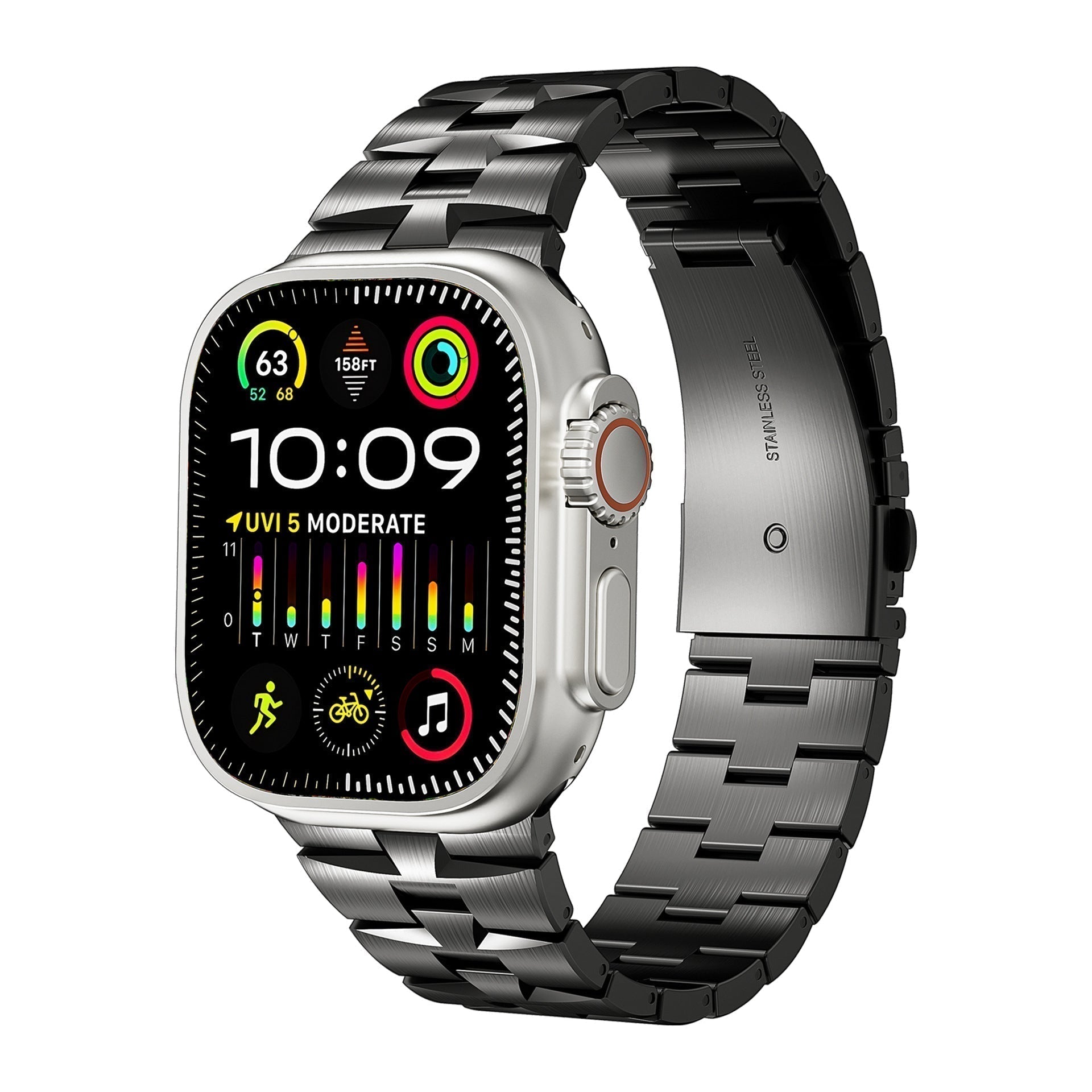 AuroraLink Stainless Steel Band For Apple Watch Ultra