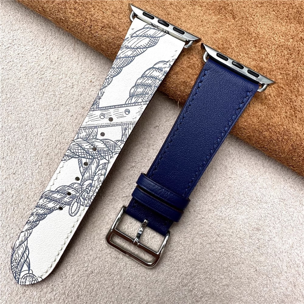 Averon Genuine Leather Hand-Stitched Strap for Apple Watch