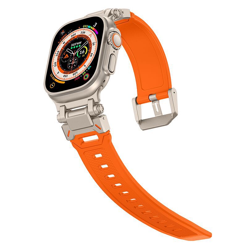 NovaGuard Fluoro Rubber Apple Watch Strap UV Resistant