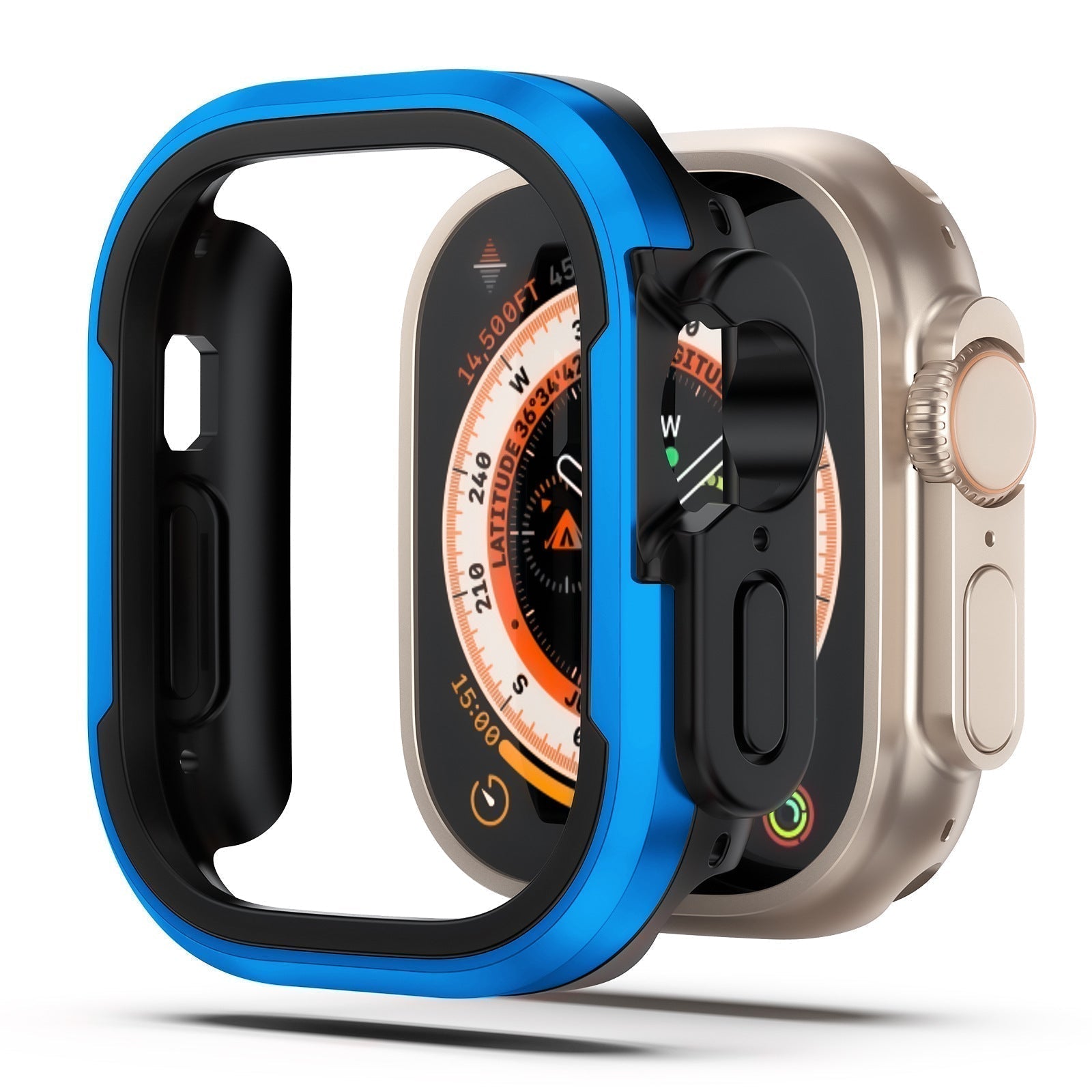 ElementShield Aluminum Alloy Bumper Case For Apple Watch
